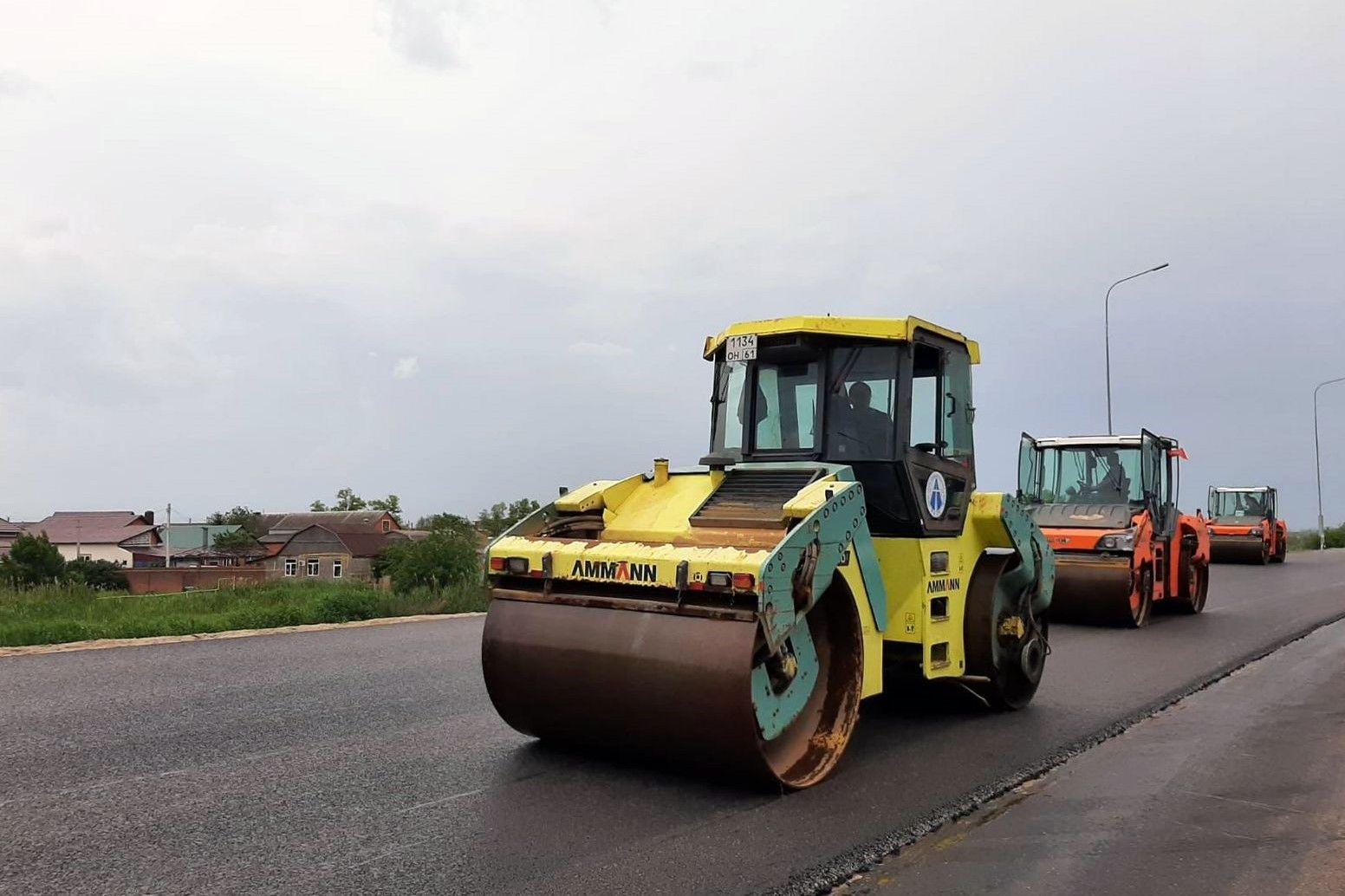На участке капремонта западного подъезда к Ростову изменилась схема ...